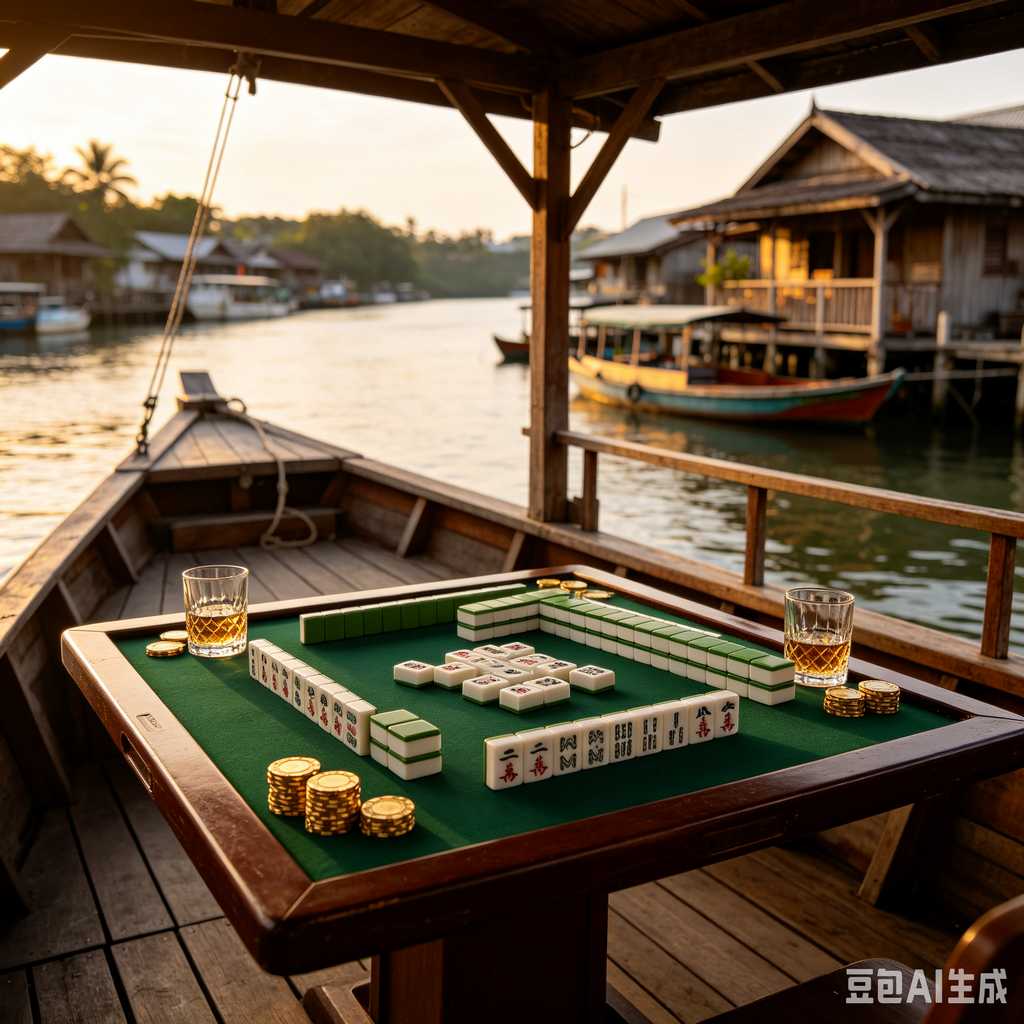 asian classic board game mahjong