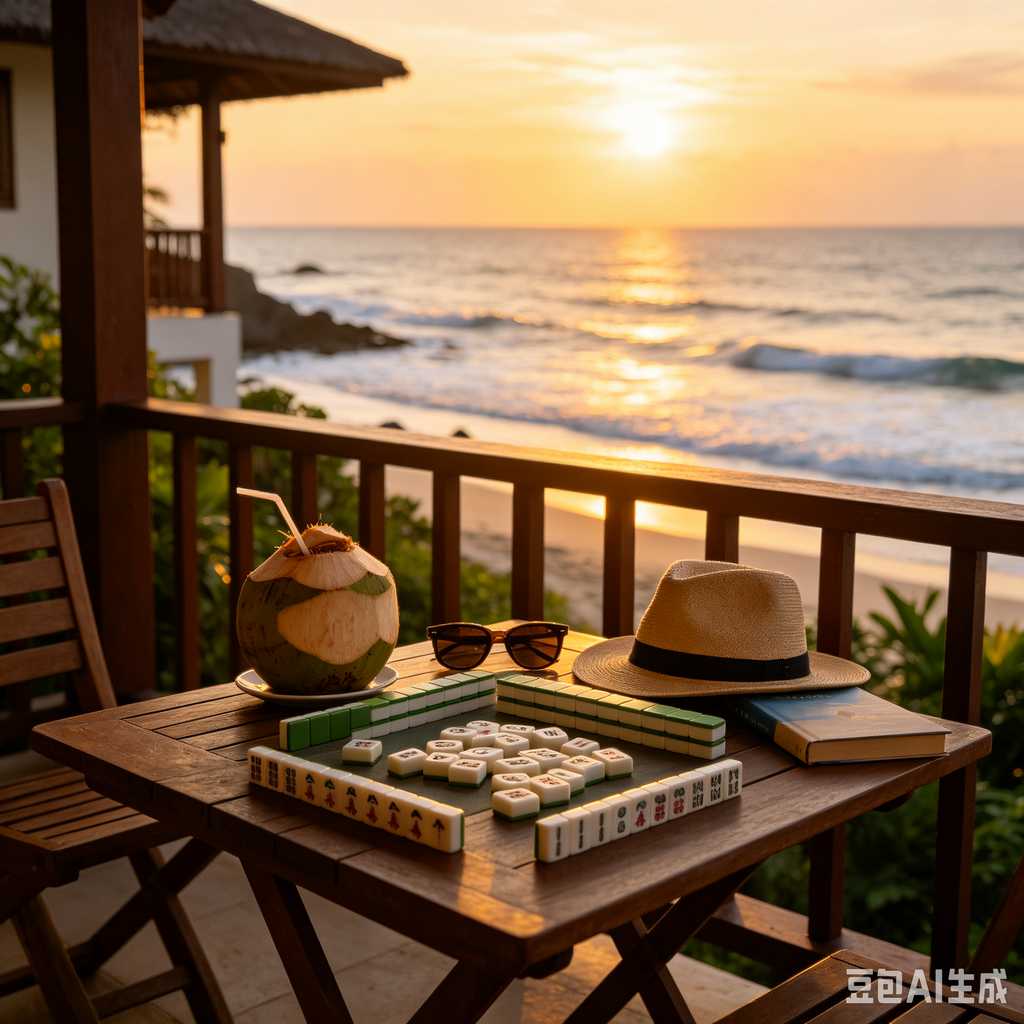 modern text mahjong tiles