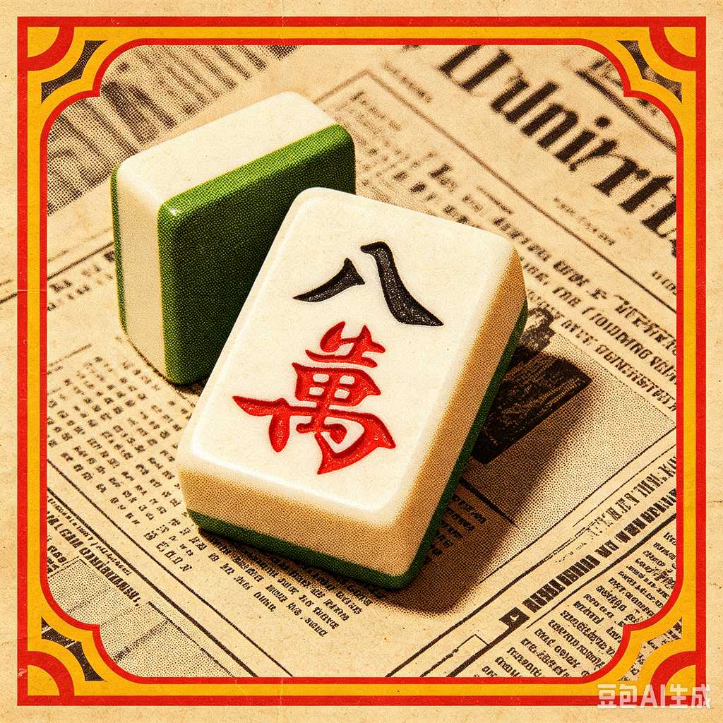 modern color mahjong tiles