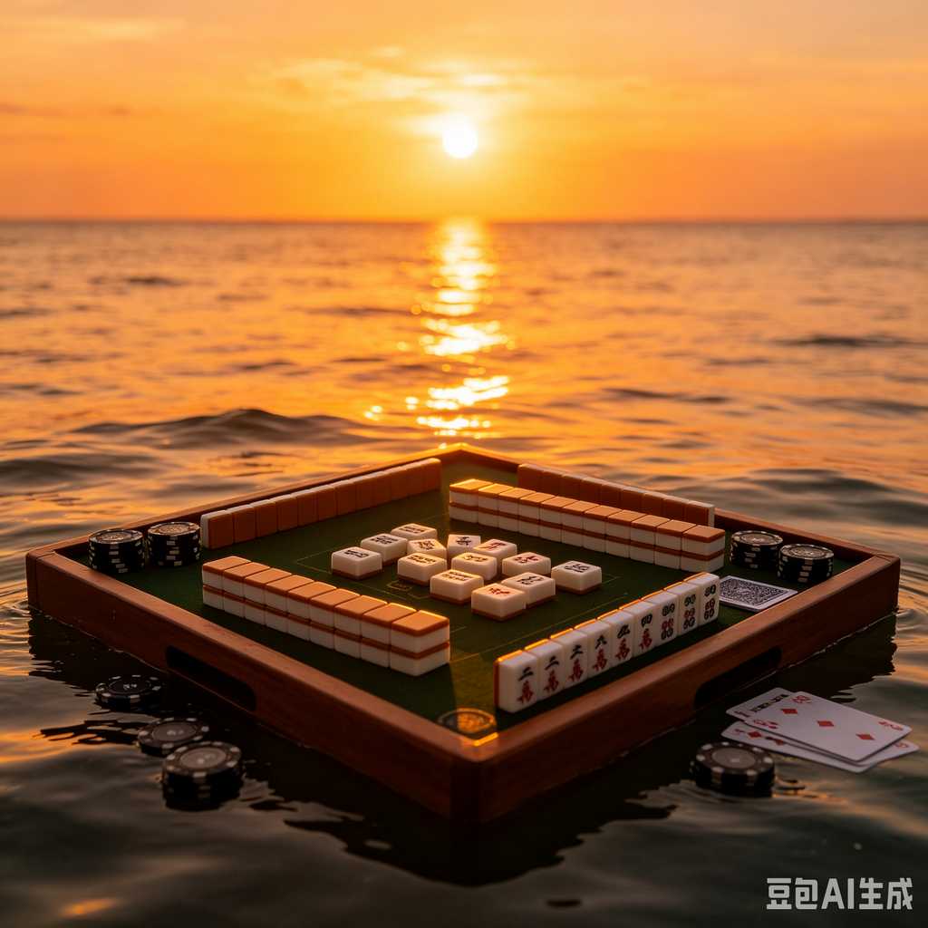 stylish text mahjong set